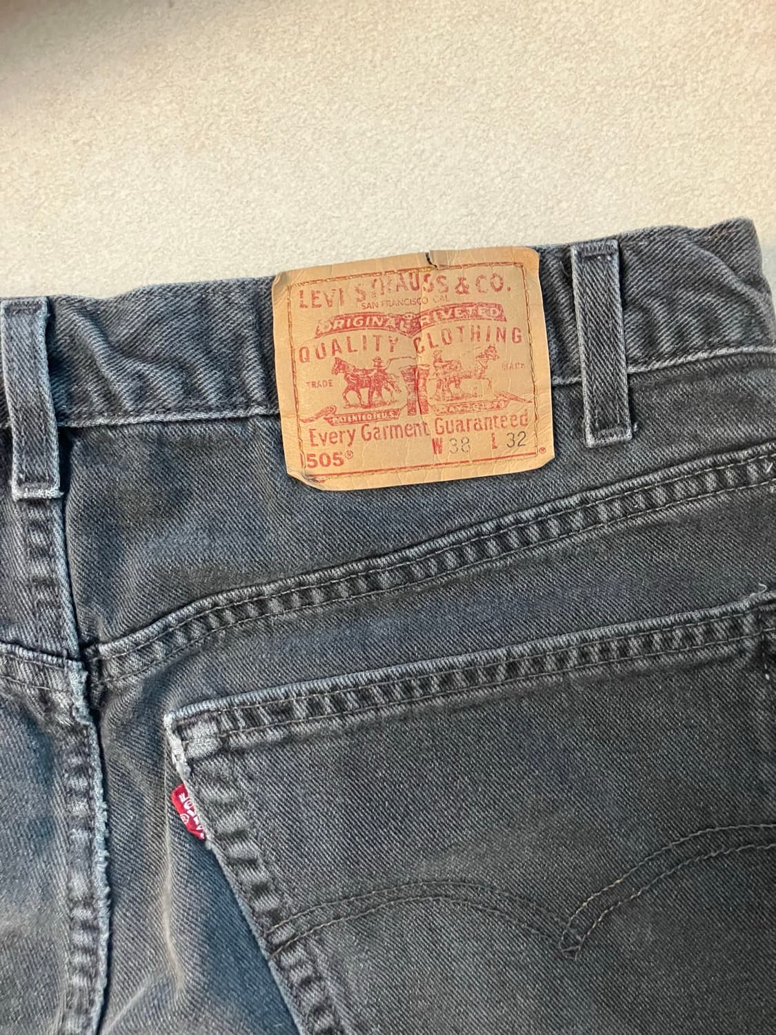 90s Levi’s black 505 (USA) 상품이미지7