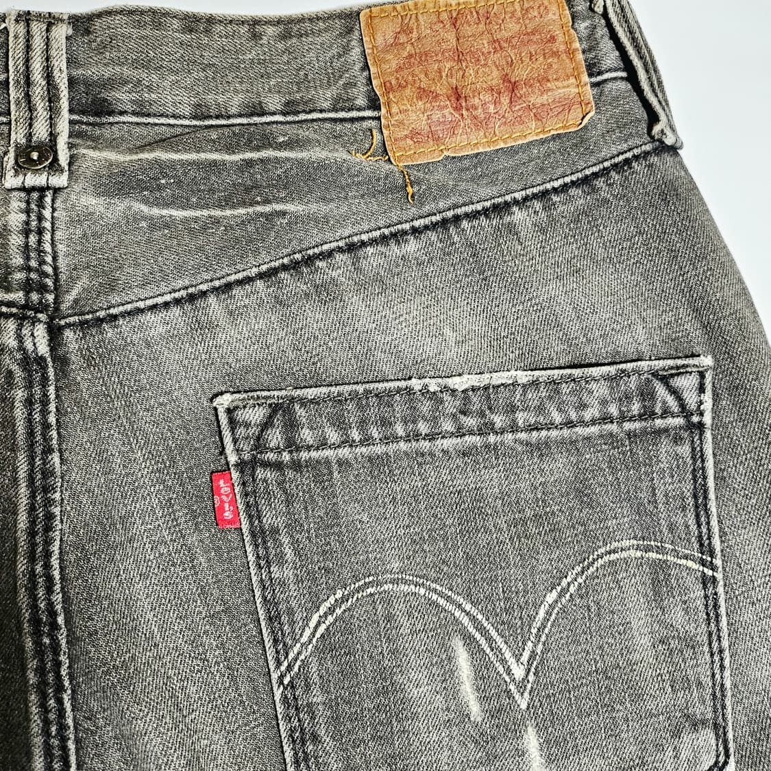 [32X30][리바이스]00's 701s스트레이트 디스트로이드페이드 데님 상품이미지5