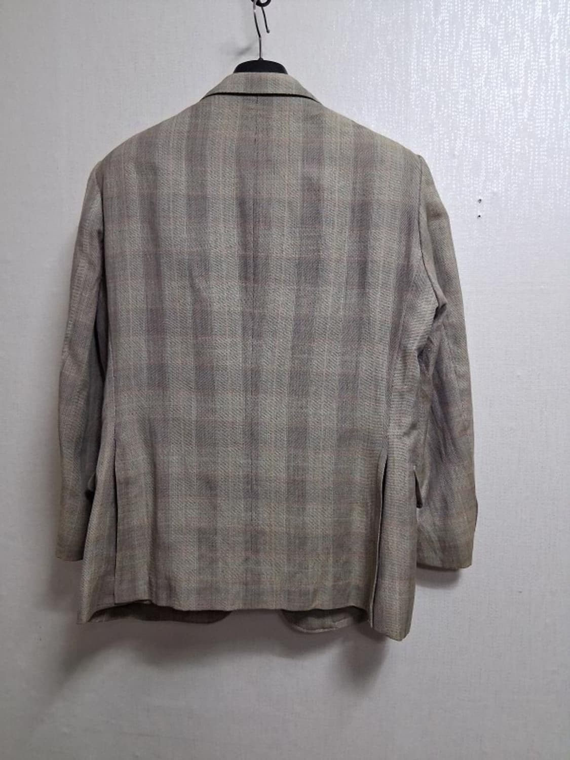 버버리 녹색베이지  레트로체크 쟈켓  춘추 남 작은신장 95신장 대 상품이미지2