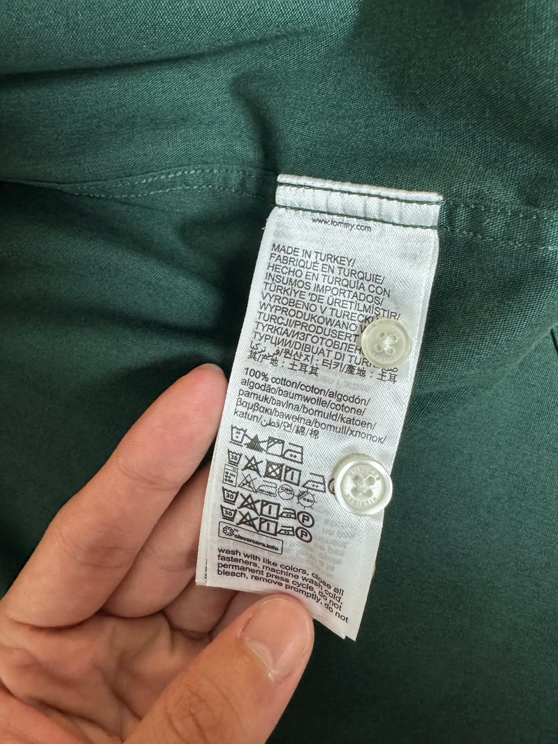 타미힐피거 루즈핏 빈티지 셔츠 상품이미지4
