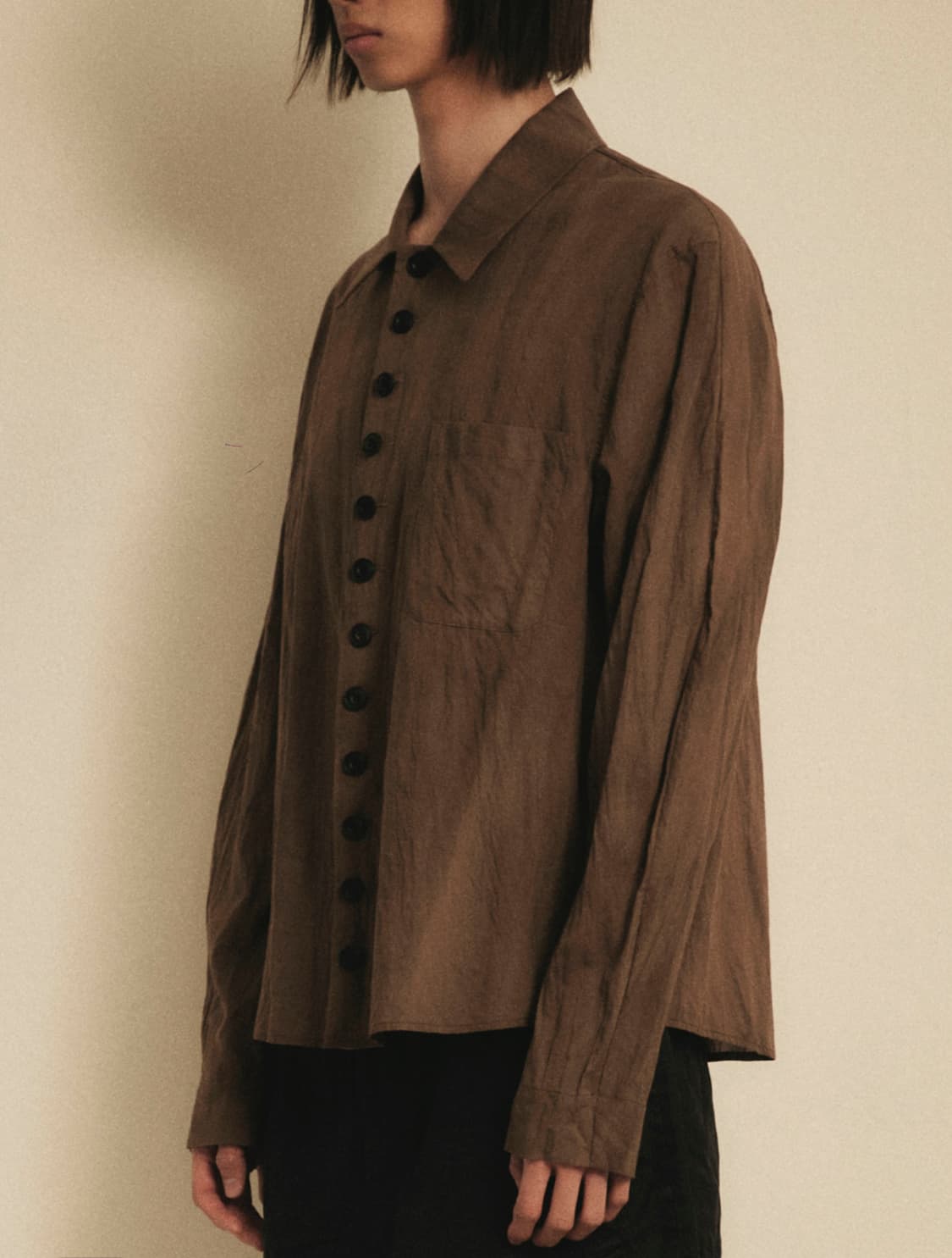 한솔킴 카키시부 셔츠 2  상품이미지6