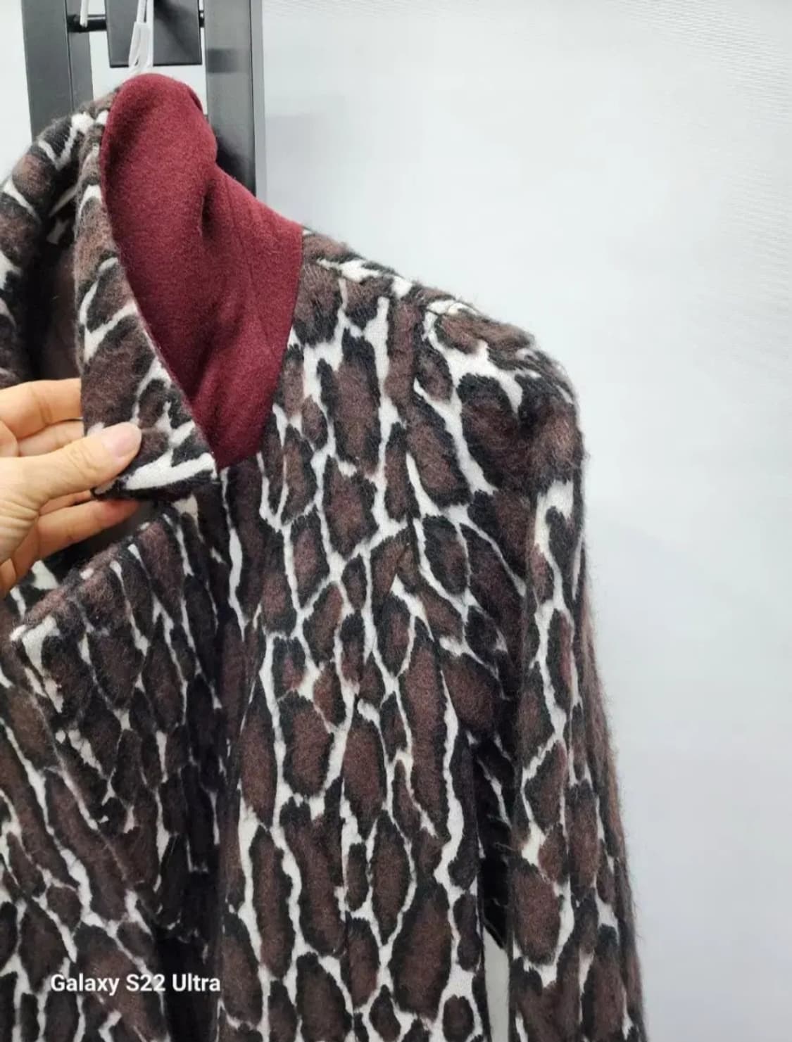 도호에이라인 호피문양코트55 상품이미지6