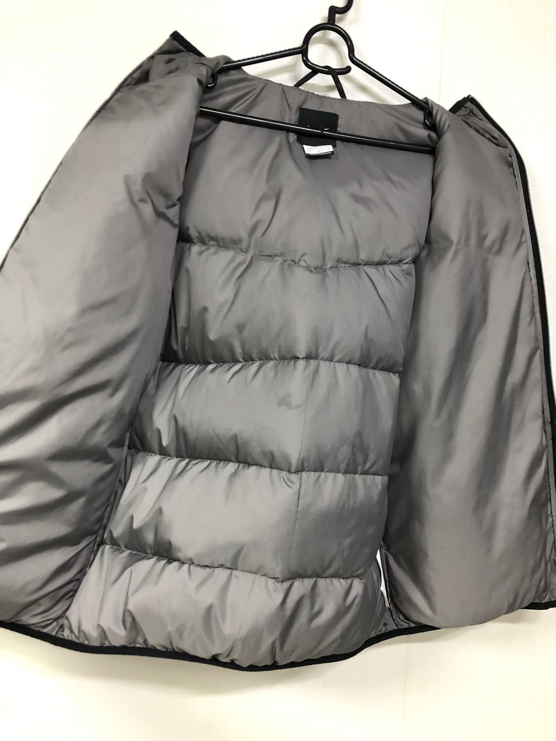 나이키 그레이 스우시 후드 구스다운 패딩 _ 블랙 M 상품이미지6