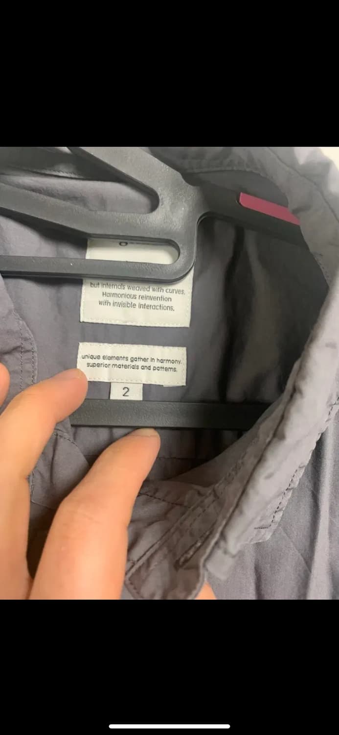 고낙 미스트 그레이 셔츠 2사이즈 상품이미지2