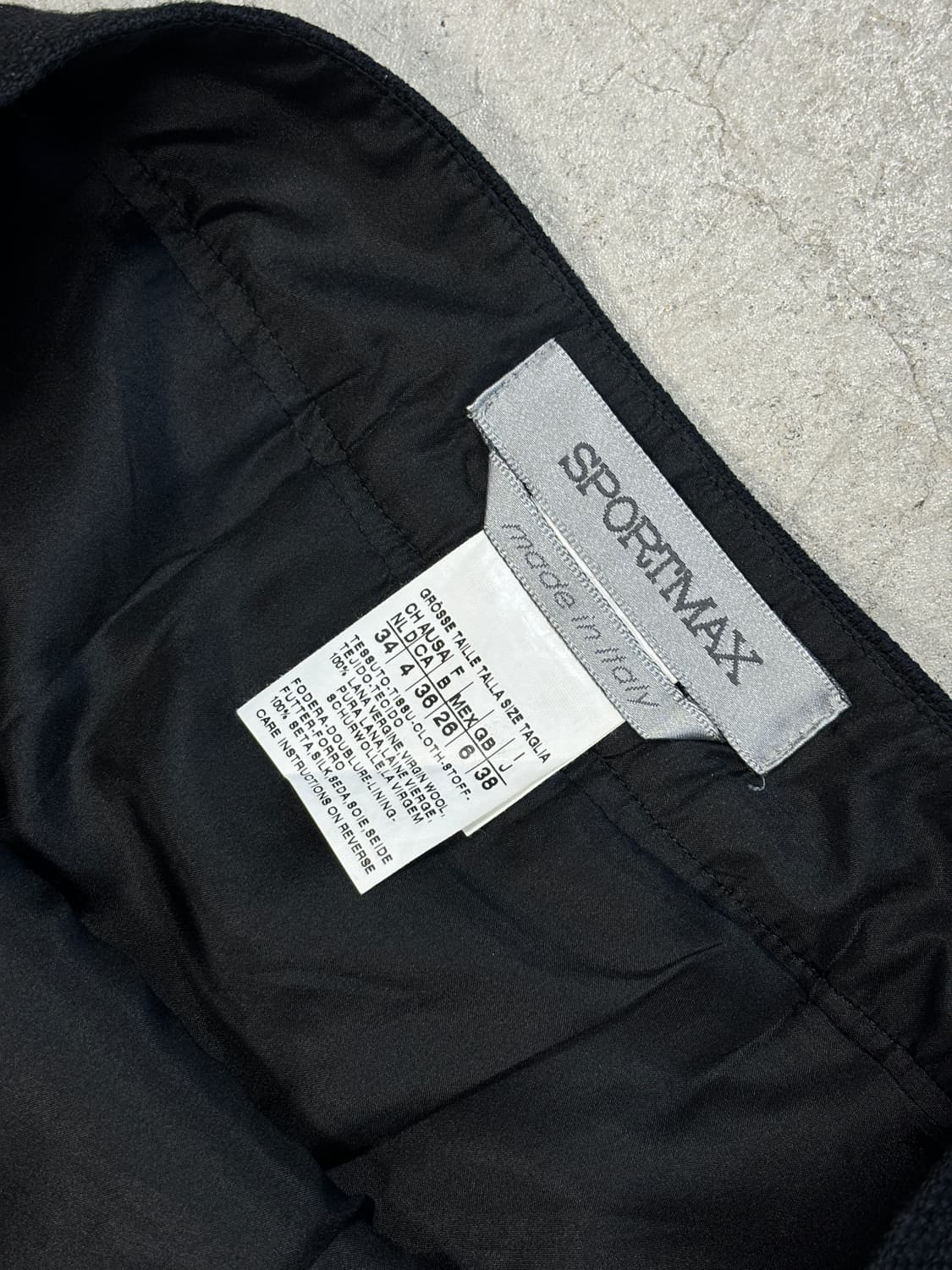 스포츠막스 개더 울 스커트 상품이미지5