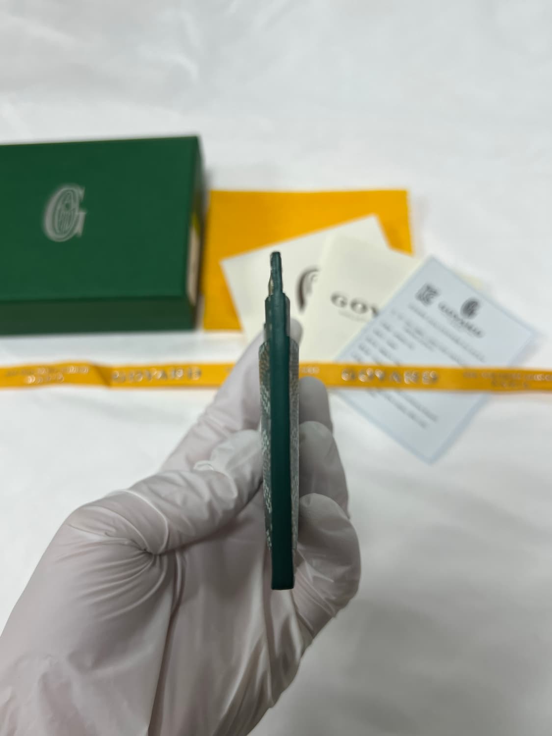 [정품] 새상품급 / 고야드 생쉴피스 카드 홀더 그린 상품이미지8