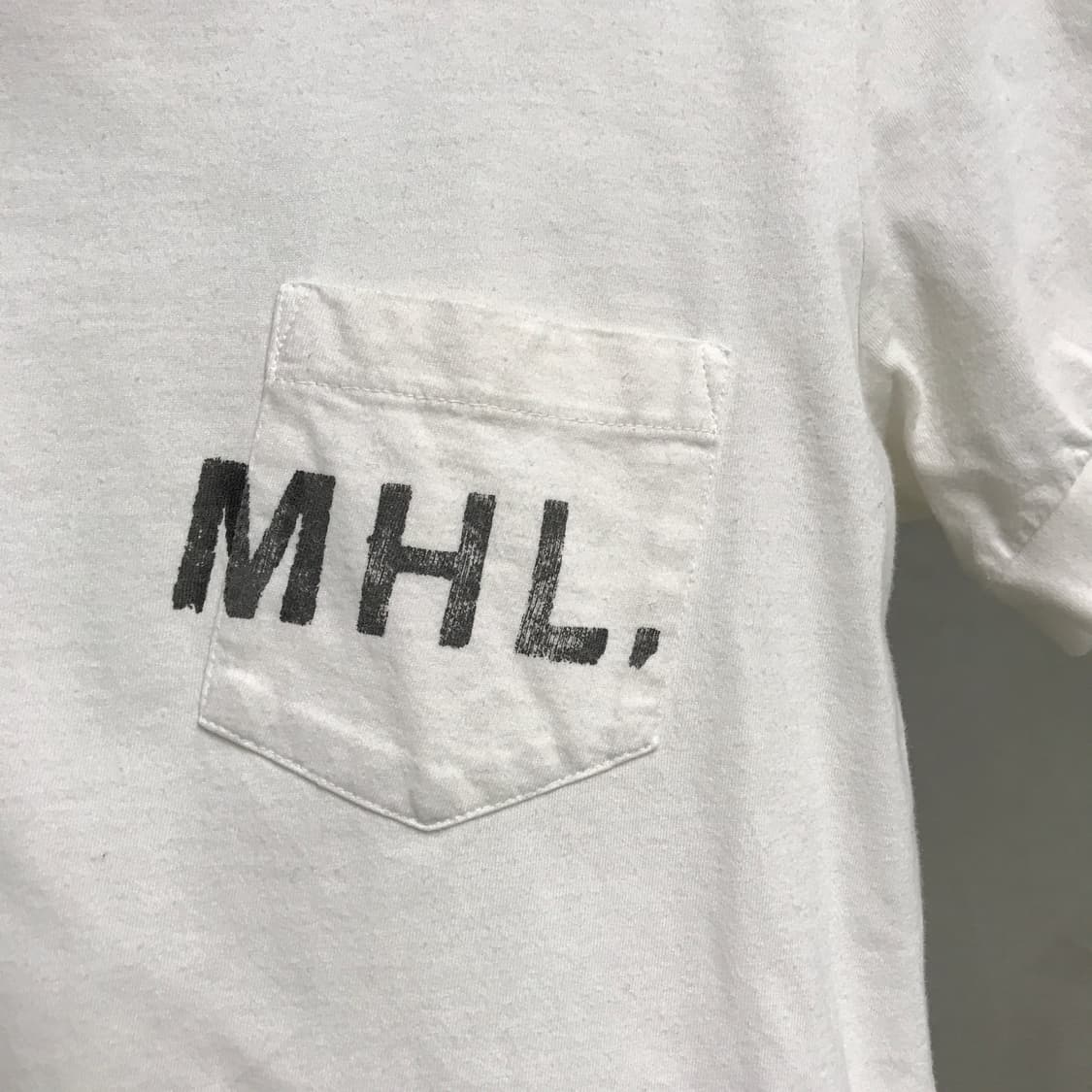 MHL 마가렛호웰 화이트 반팔 티셔츠 3(W) 상품이미지4