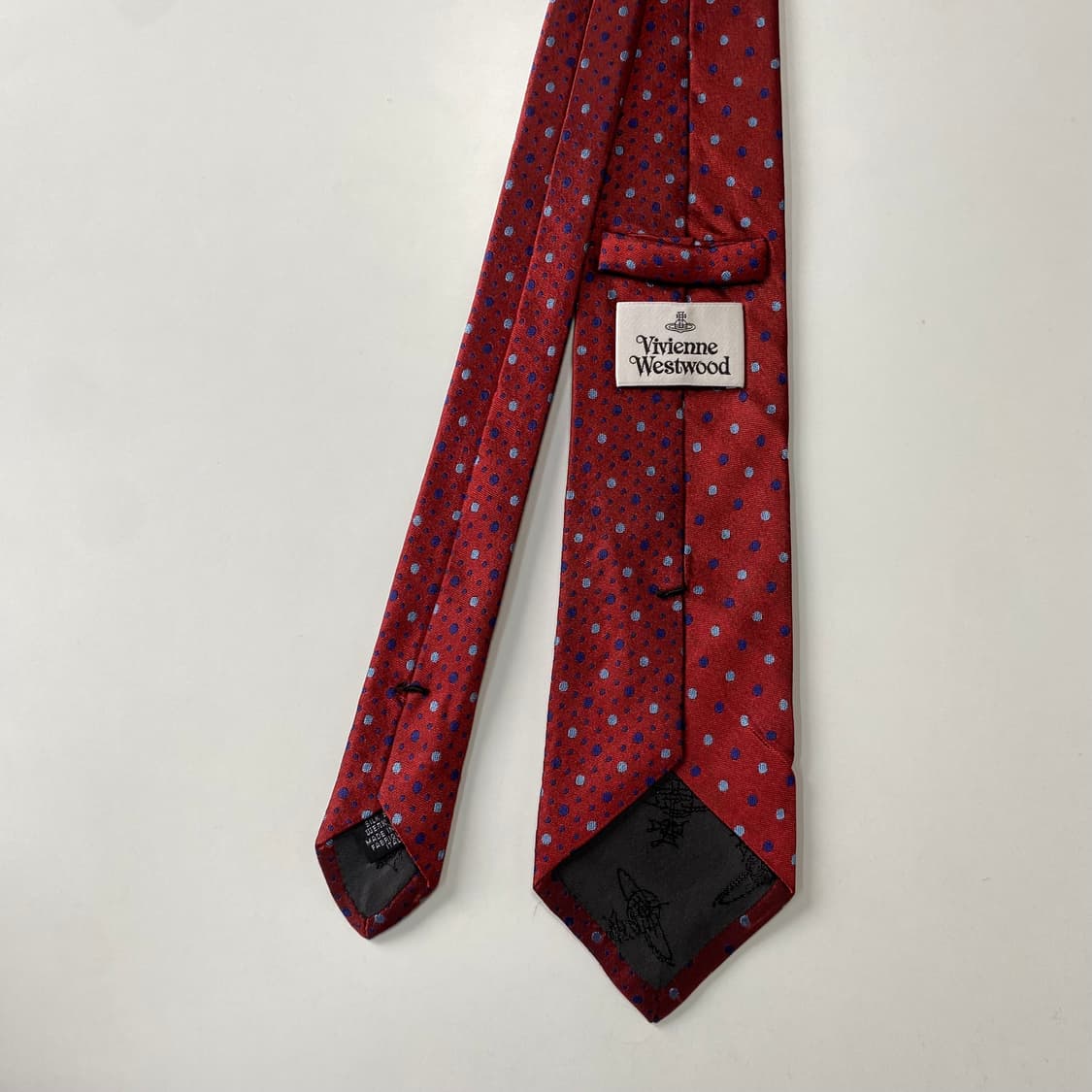비비안웨스트우드 심플로고 정품 명품 넥타이(Vivienne)8.6cm 상품이미지2
