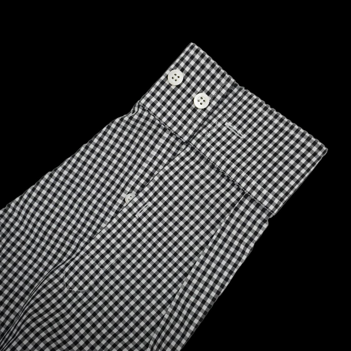 발렌시아가 622050 코쿤 스윙 셔츠 블랙 화이트 상품이미지3