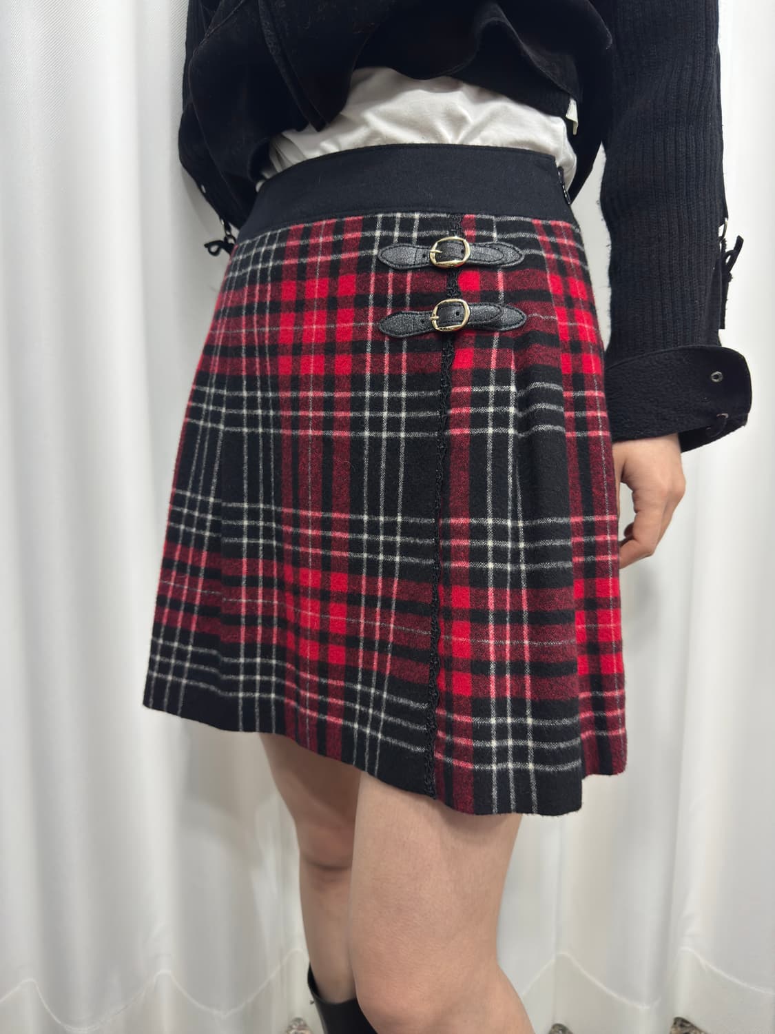 check buckle skirt 상품이미지1