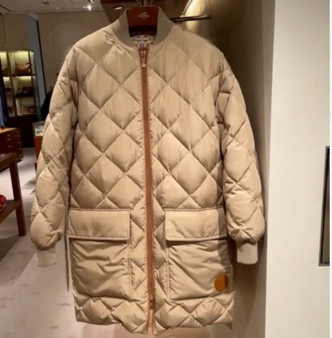 에르메스 퀼팅 리버서블 패딩 36 상품이미지2