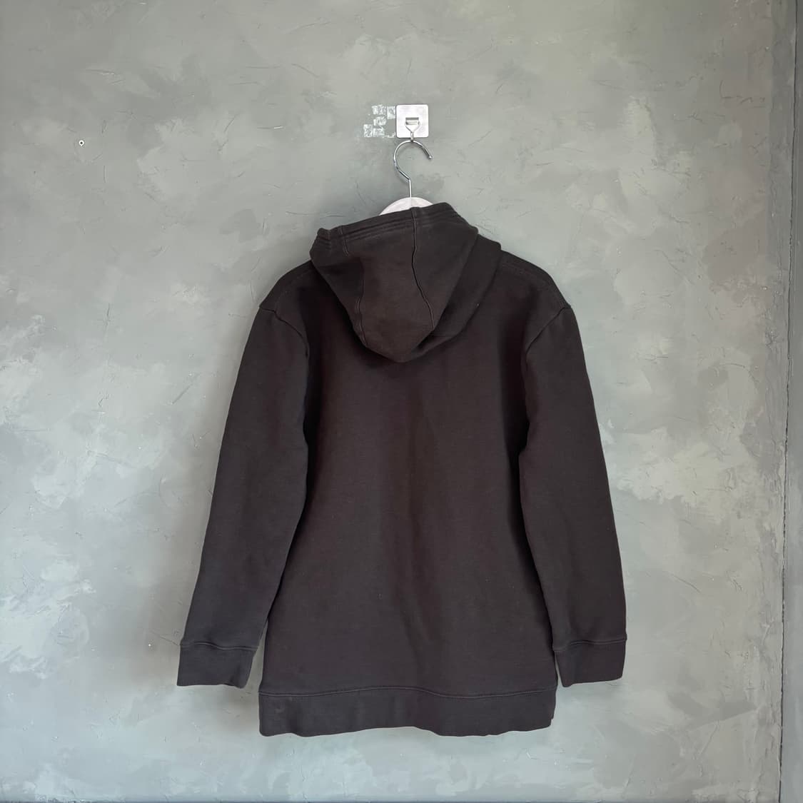 칼하트 미드웨이트 리얼트리 빅로고 후드 브라운 상품이미지4