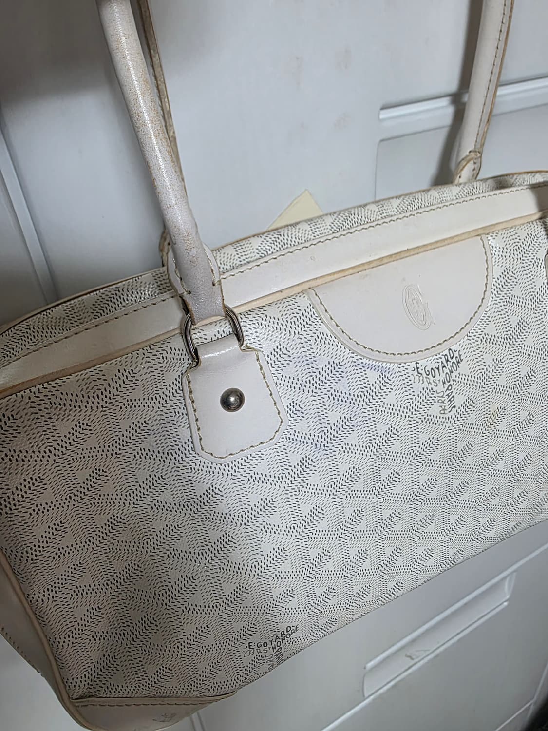 고야드 숄더 볼링백 화이트 상품이미지2