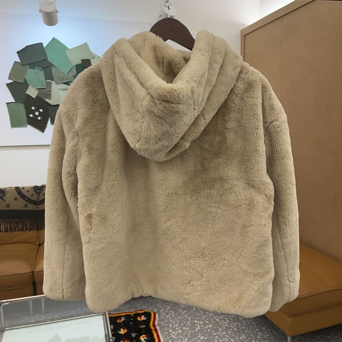 자라 모리걸 빈티지 오버핏 퍼 자켓 S C06559 상품이미지4