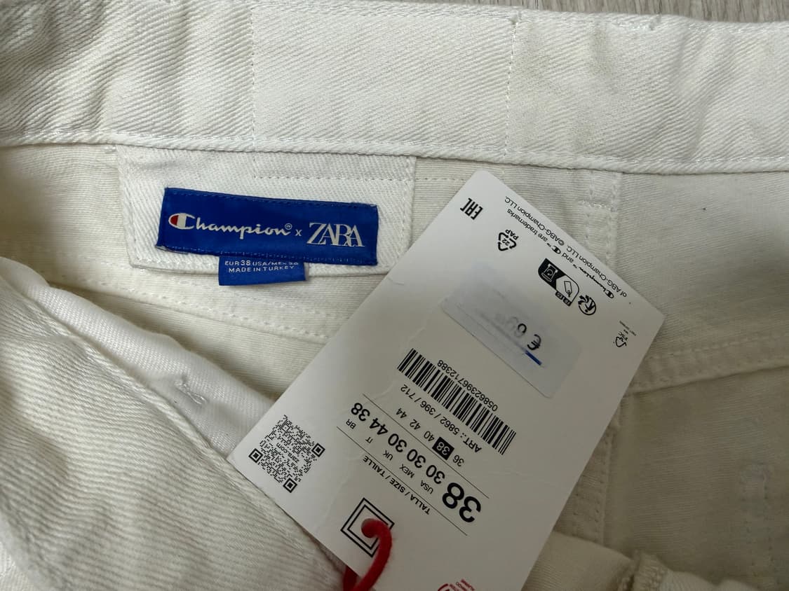 자라 X 챔피온 컨트래스트 로고 팬츠 새상품 상품이미지8