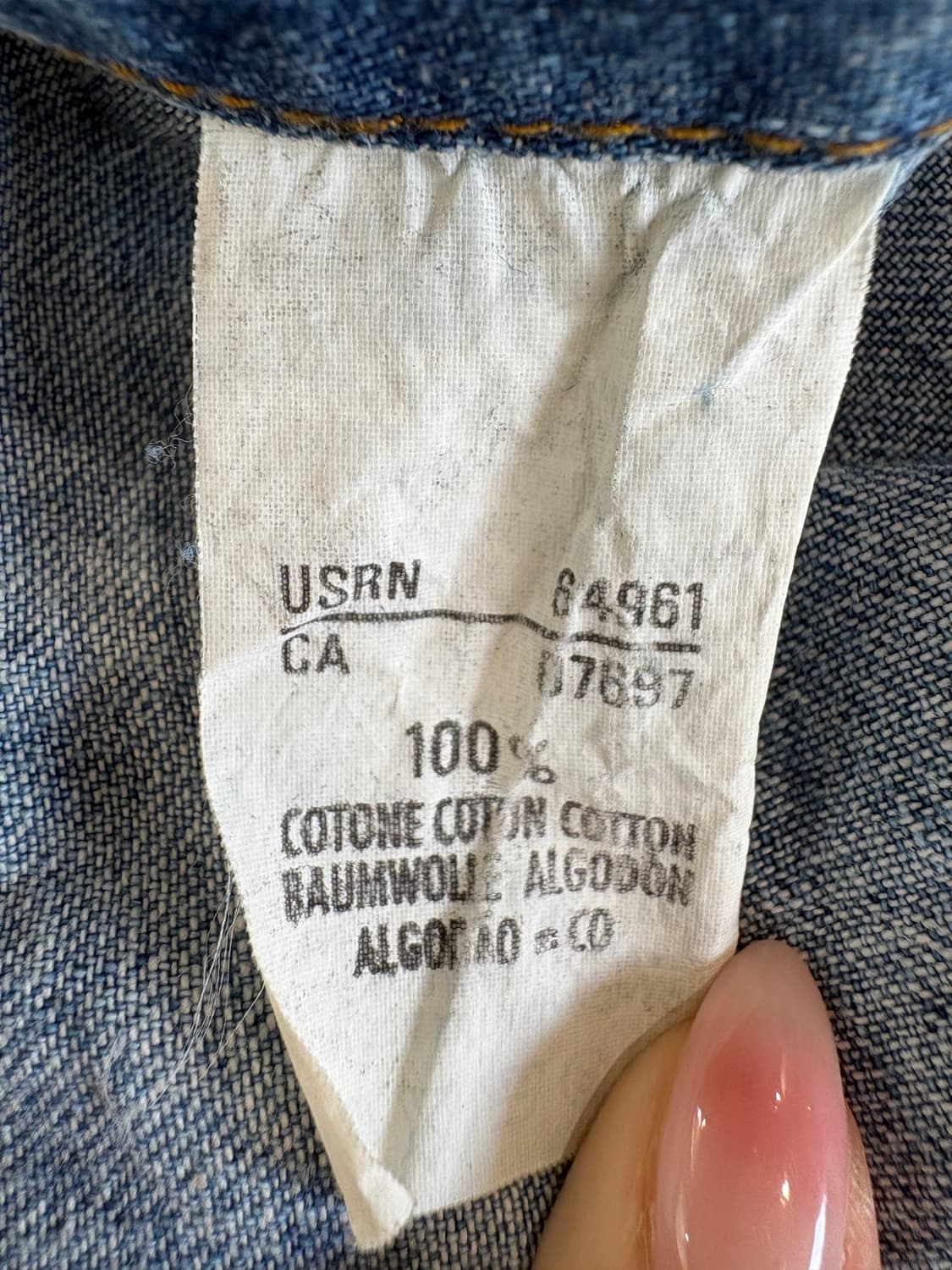 베네통 포켓 데님 셔츠 상품이미지6