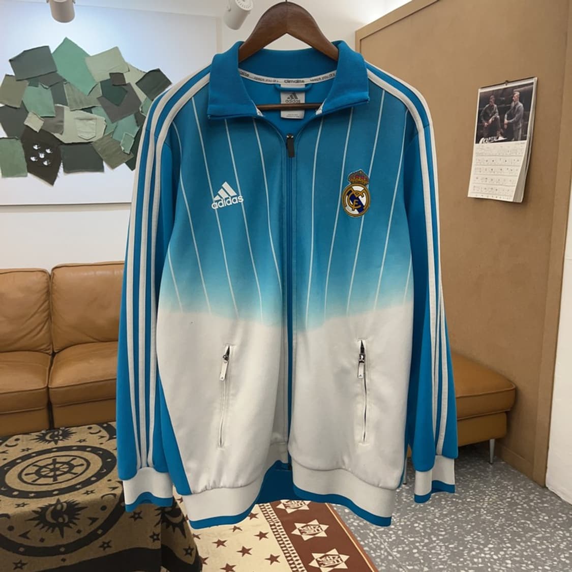 아디다스 레알마드리드 올드스쿨 빅사이즈 져지 집업 115 C08639 상품이미지3