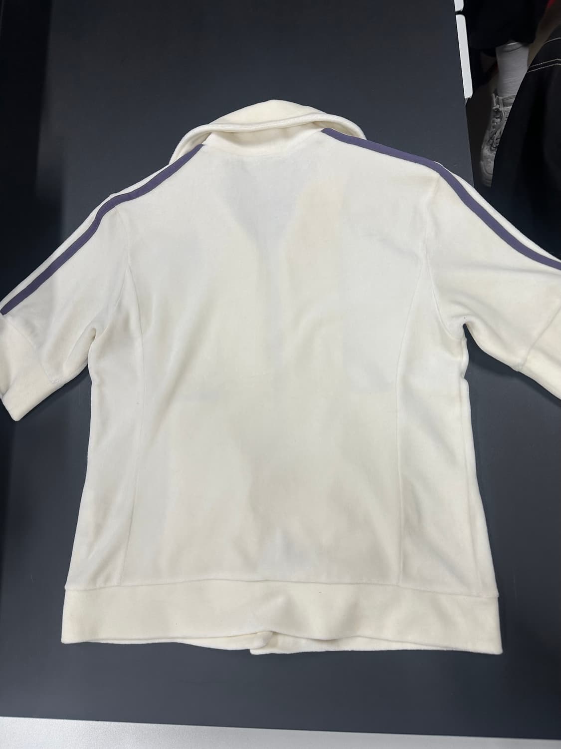 아디다스 Y2K 반팔 여성용 벨벳 트랙탑 집업 상품이미지8