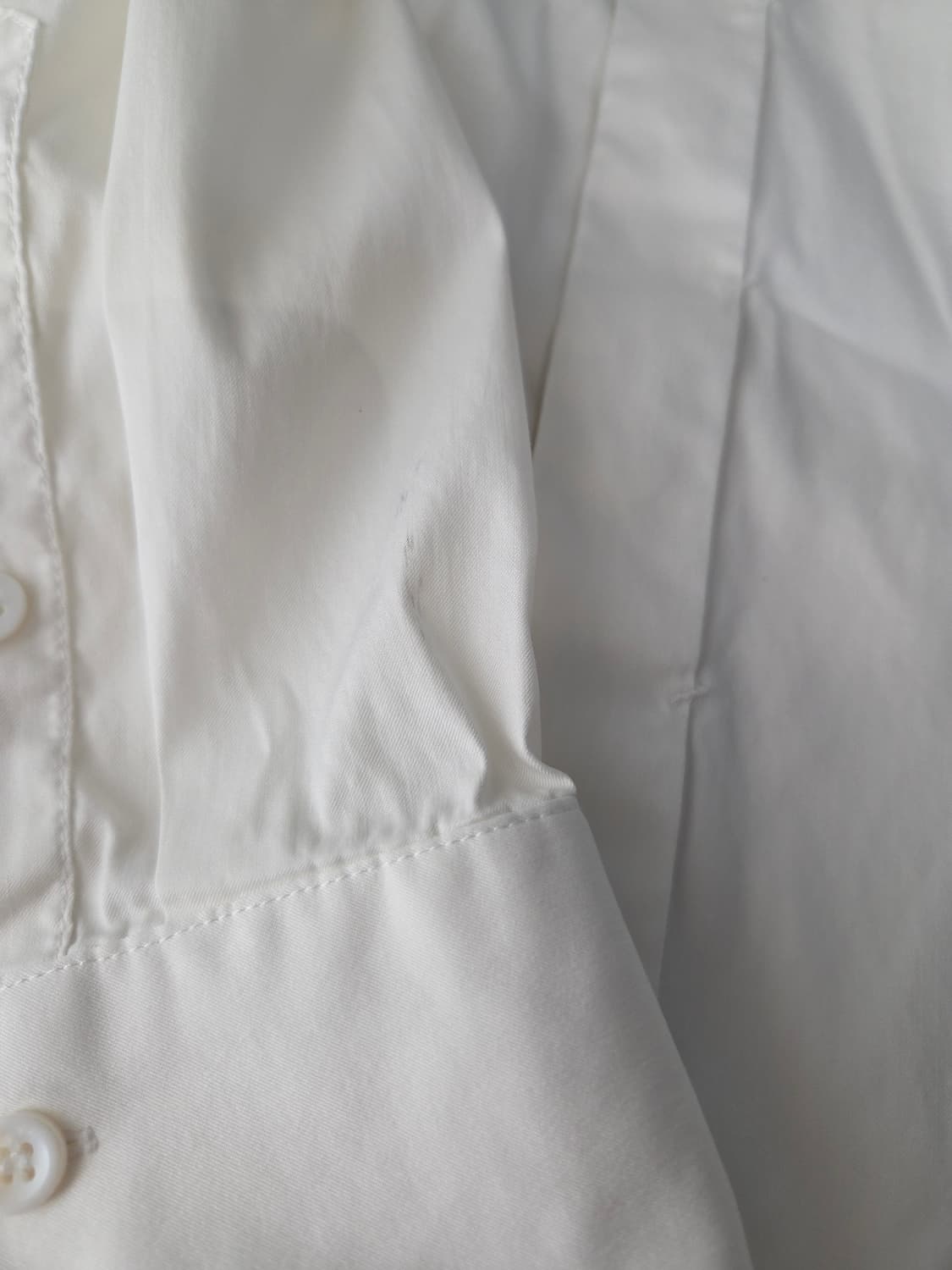 SOLID HOMME 솔리드옴므 우영미 히든버튼 화이트 셔츠 상품이미지9