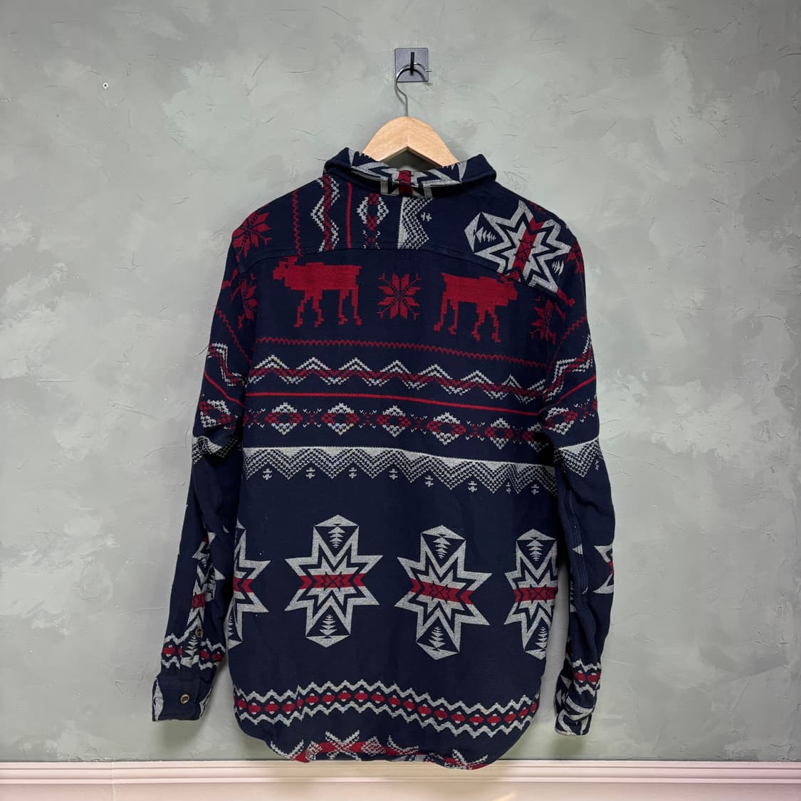 폴로 랄프로렌 노르딕 패턴 니트 셔츠 자켓 상품이미지5