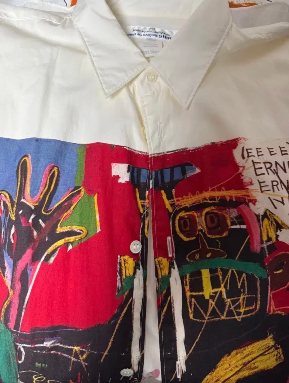 꼼데가르송 바스키아 콜라보 한정판 셔츠  상품이미지2