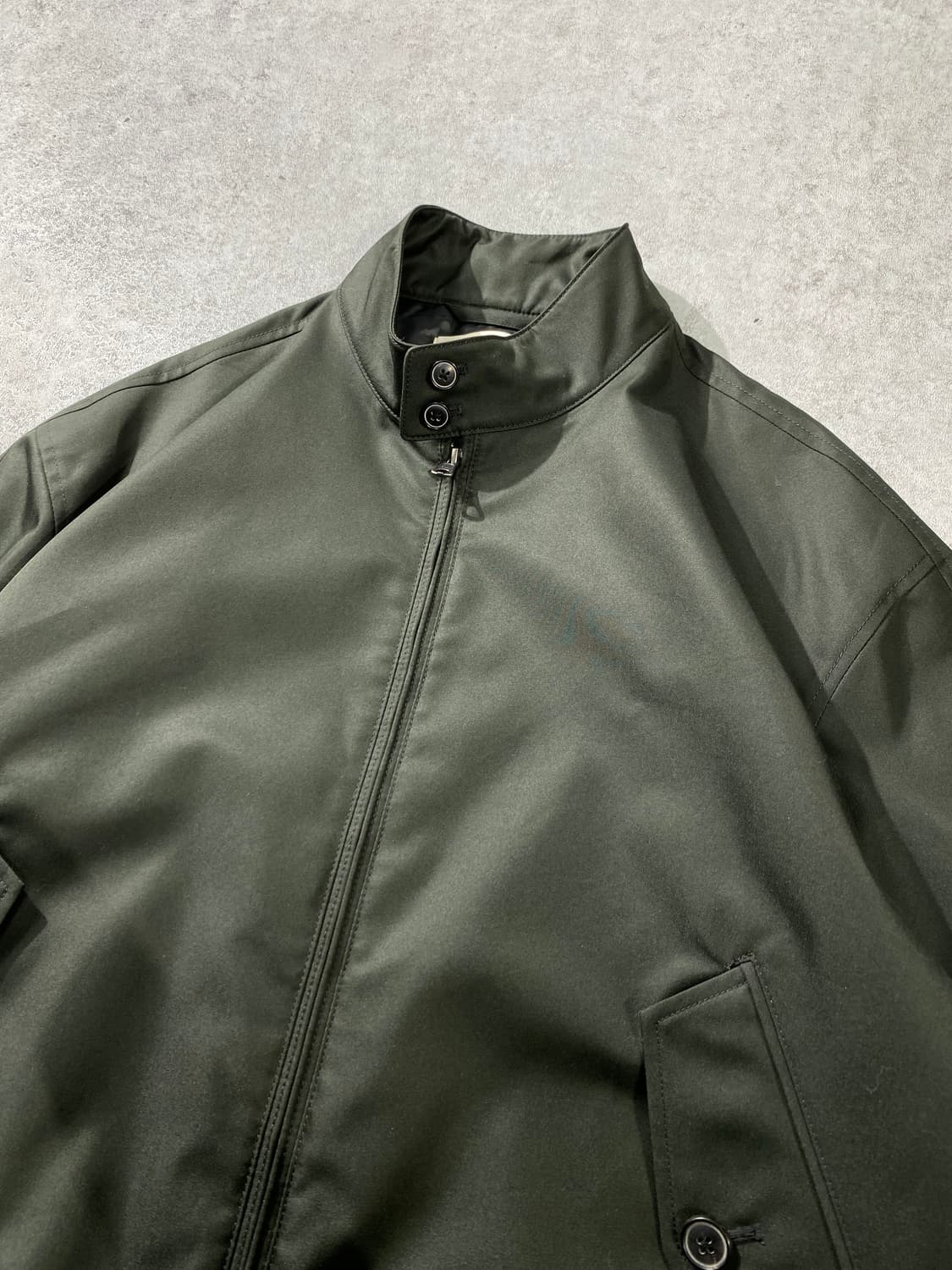 [M] INSILENCE 인사일런스 재팬 패브릭 투웨이 해링턴 자켓 상품이미지3