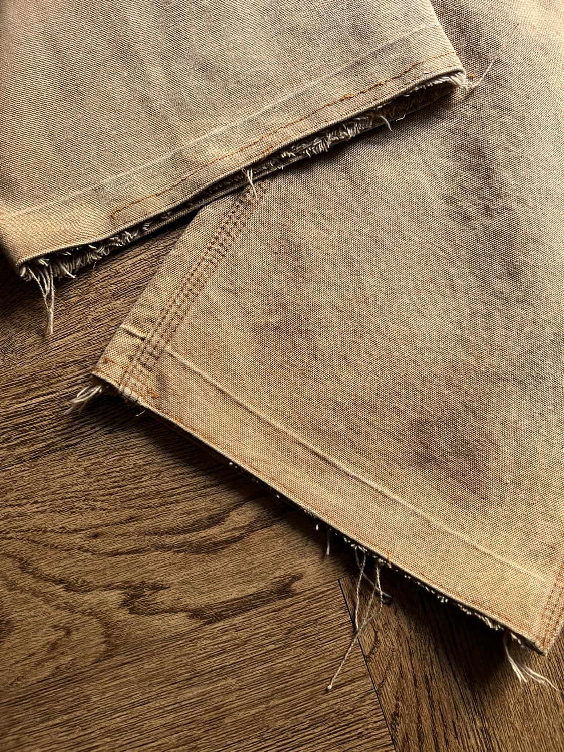 [34]칼하트 USA 빈티지 페이딩 브라운 싱글니 카펜터 워크 팬츠 상품이미지5