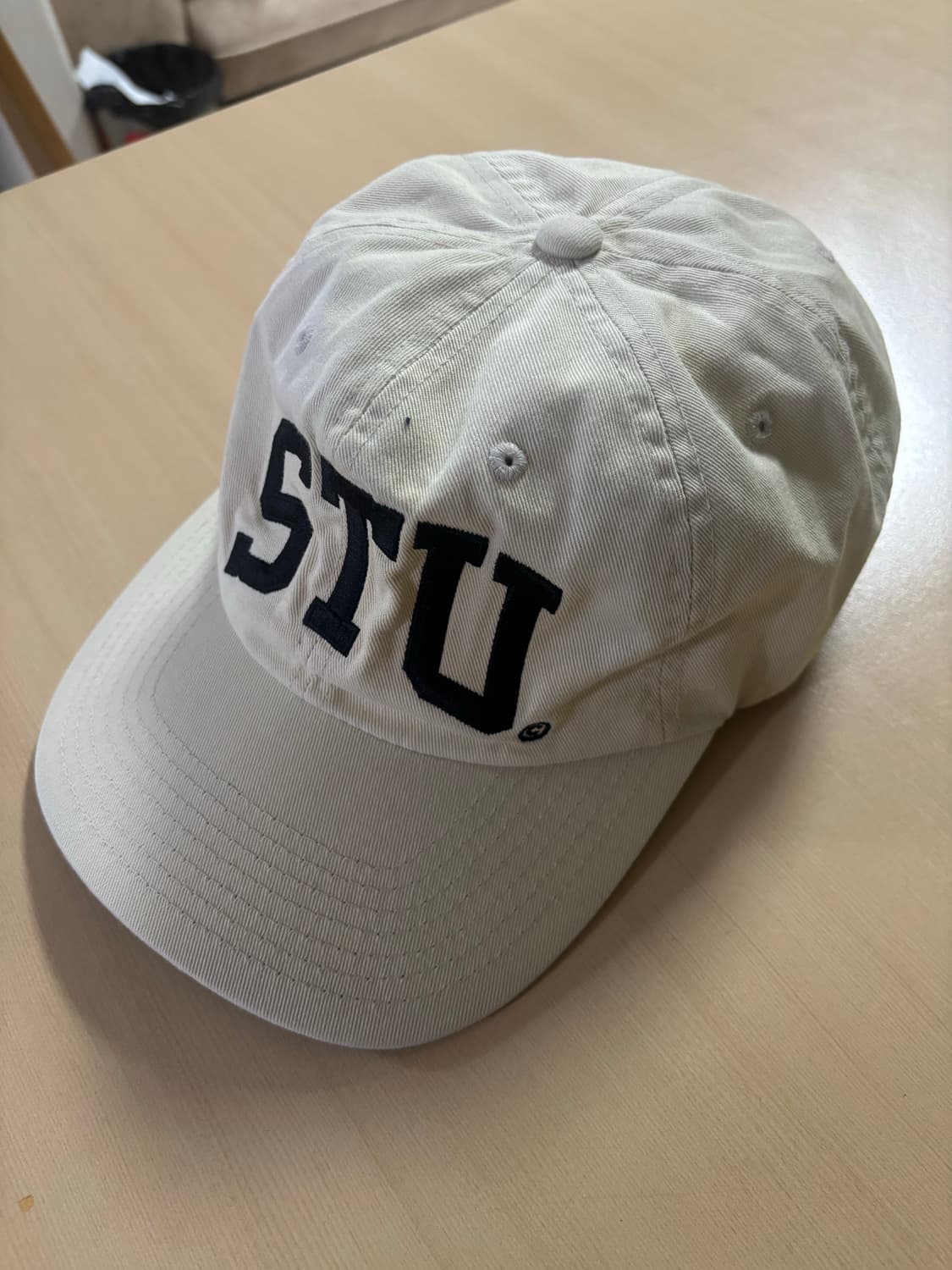 스투시 STU 아치 로고 캡 오프 화이트 상품이미지2