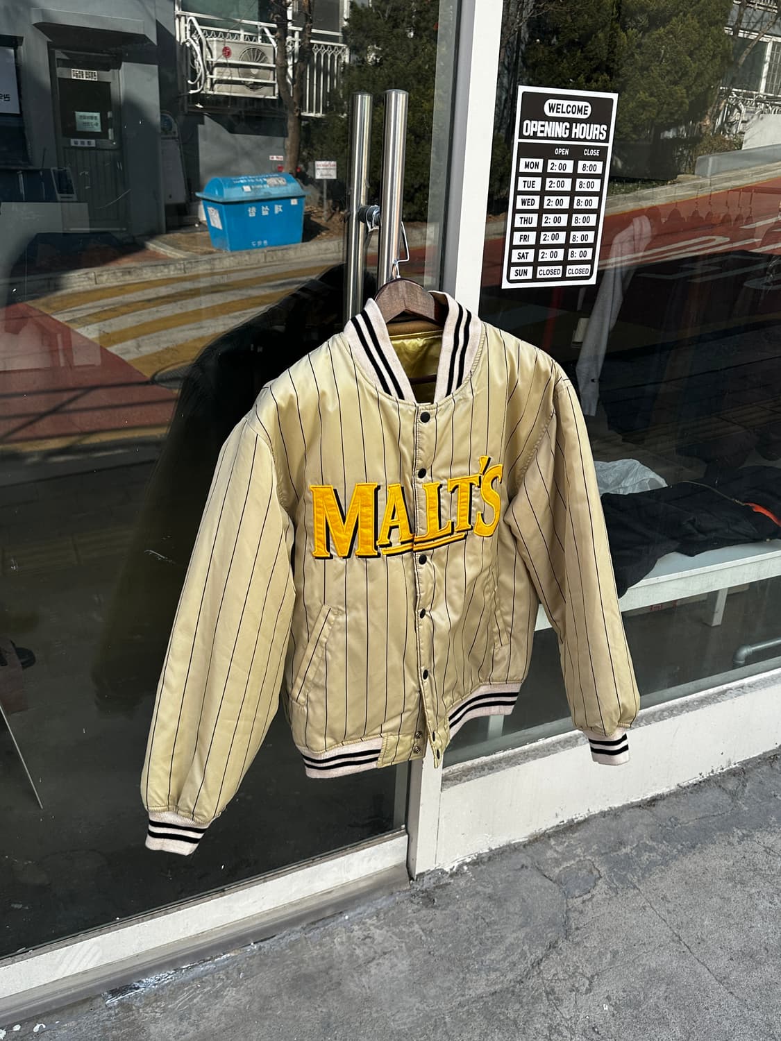 MALTS BEER 리버시블 스타디움 봄버 자켓 상품이미지2