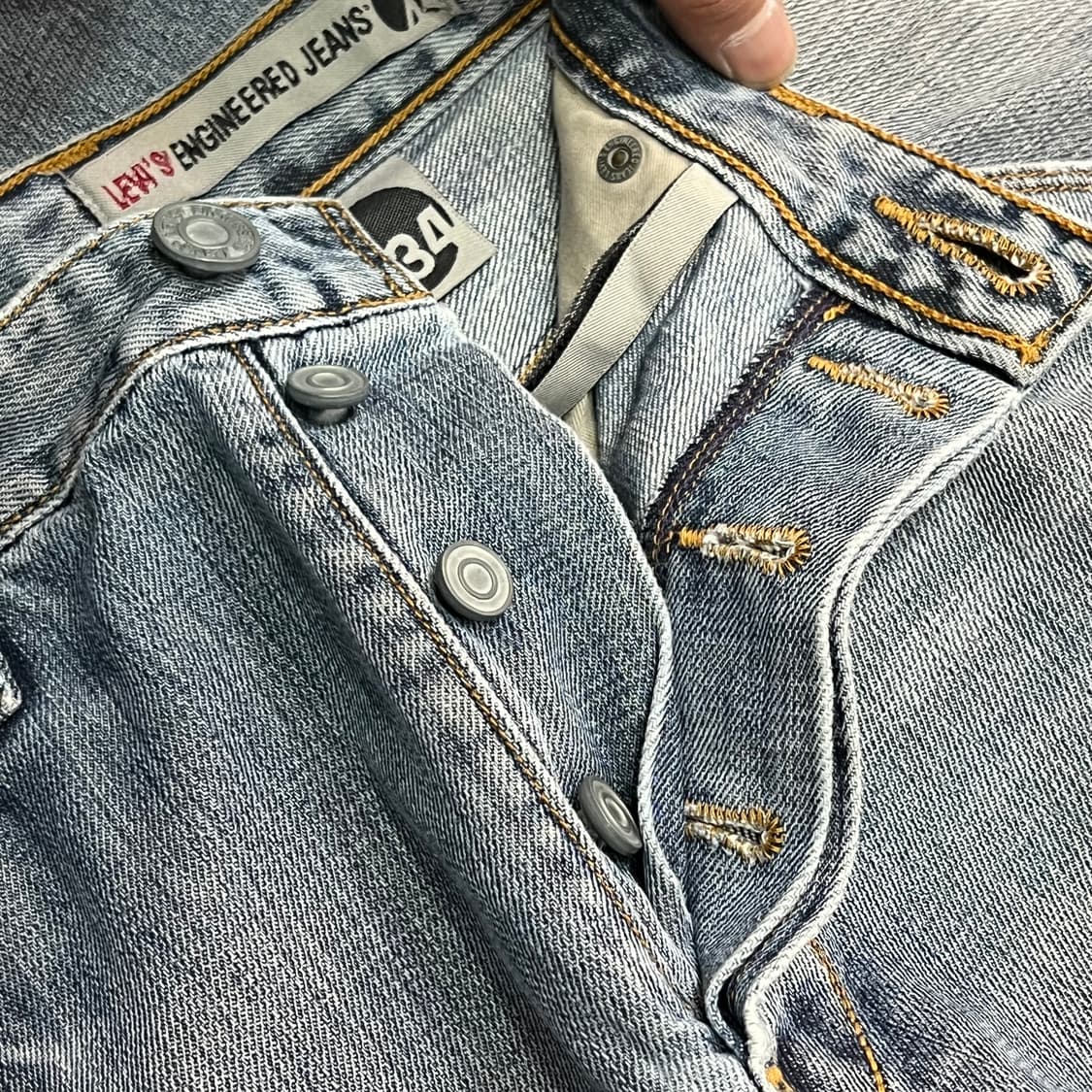  리바이스 엔지니어드진 리페어 데님 팬츠 y14679 상품이미지7
