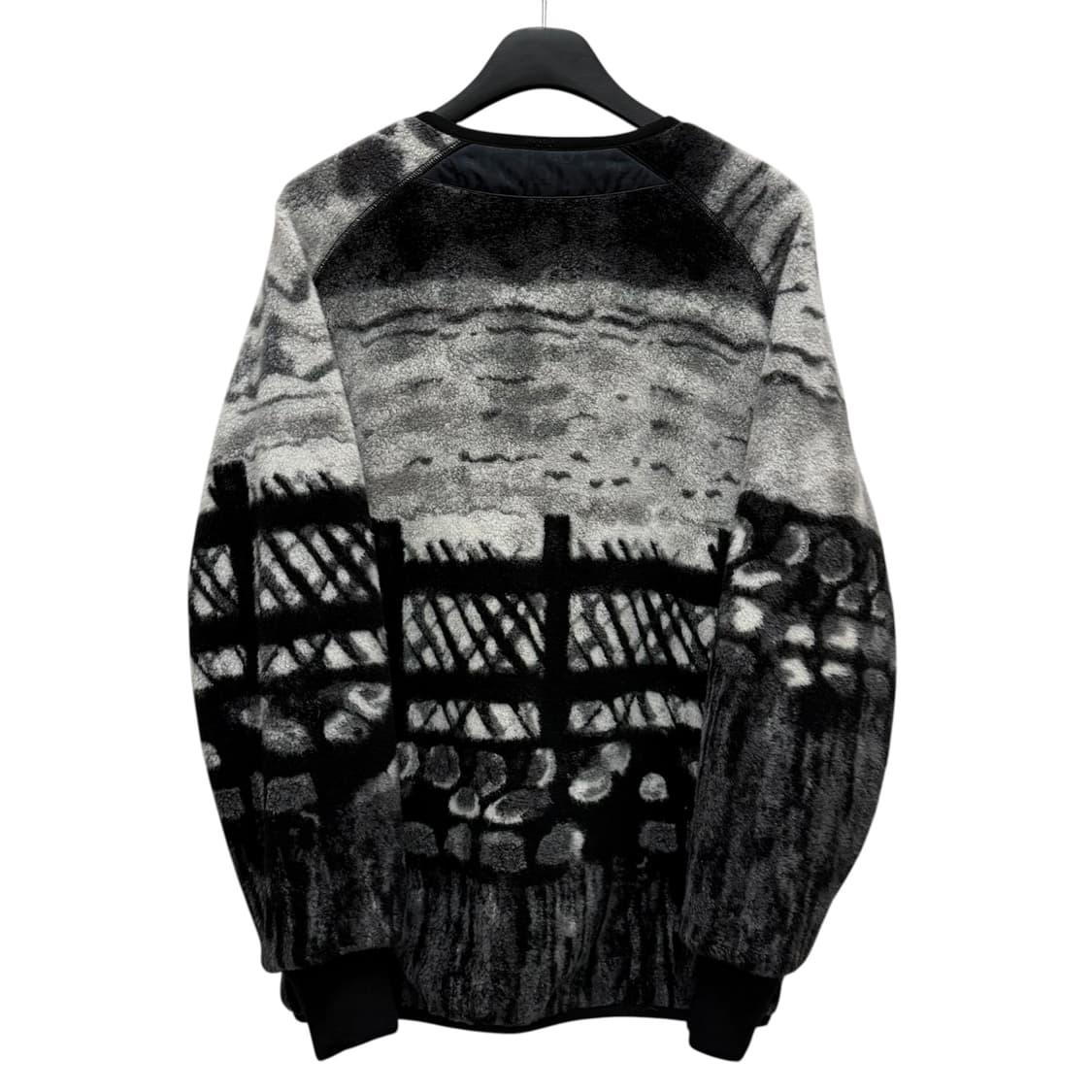 디올 x 피터 도익 울 허리 재킷 버튼다운 플리스 재킷 (100)  상품이미지4