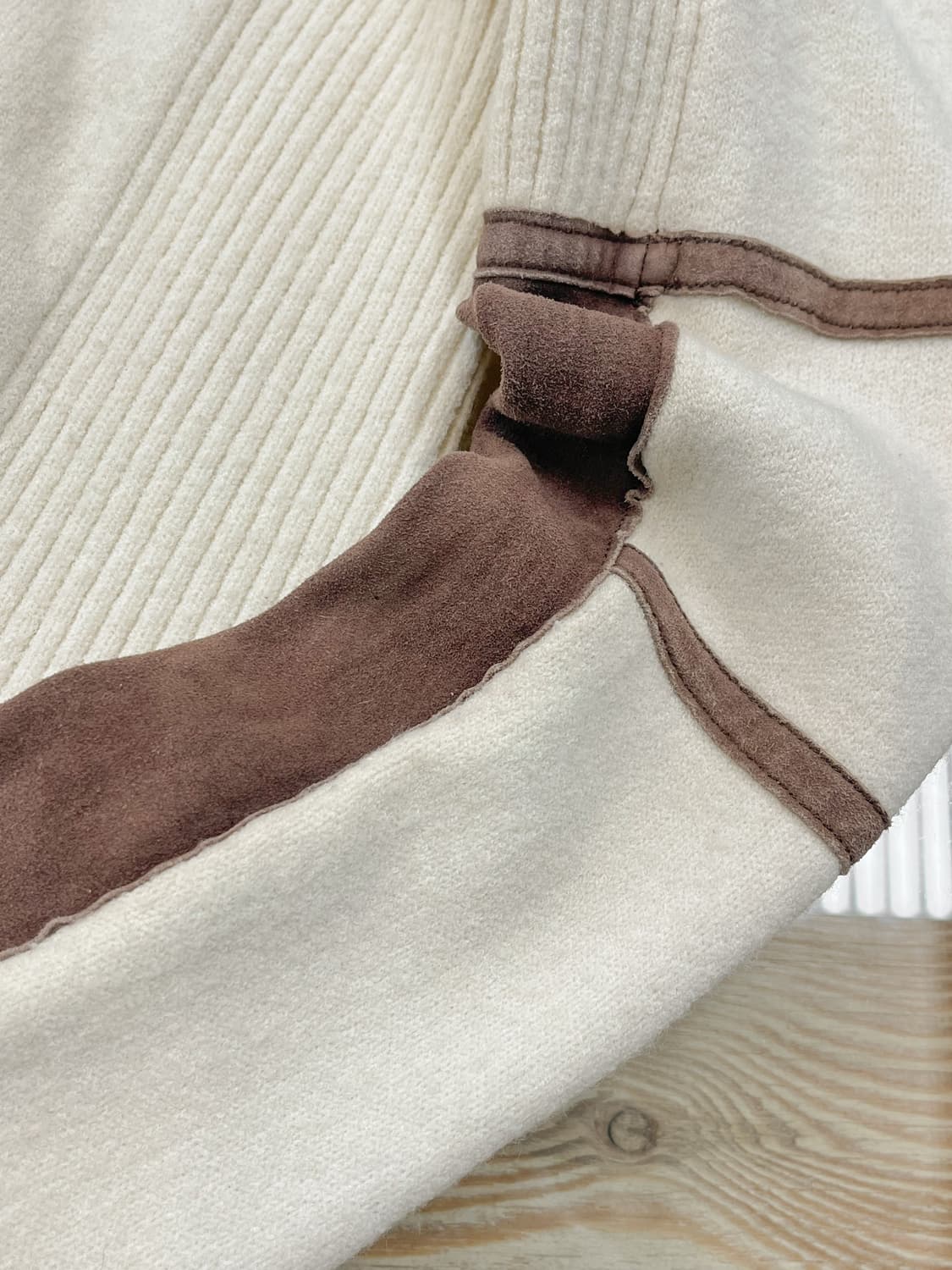 아르마니 익스체인지 레어 울 집 니트 상품이미지5