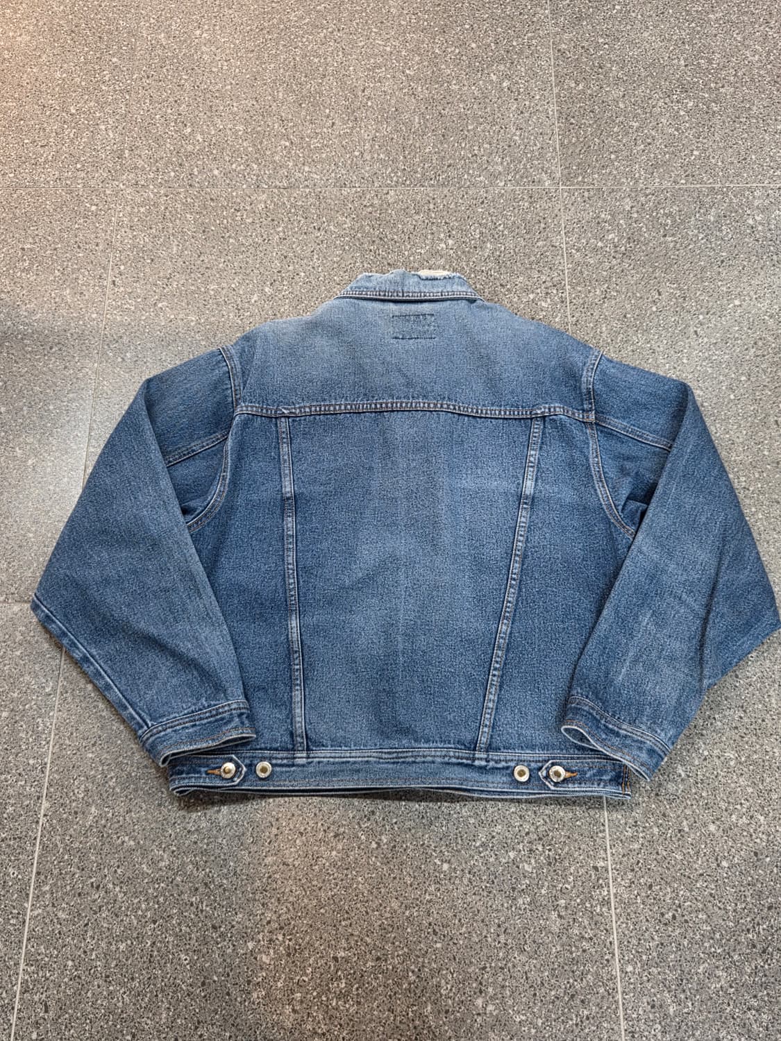 Vintage 빈티지 중청워싱 데님자켓 상품이미지4