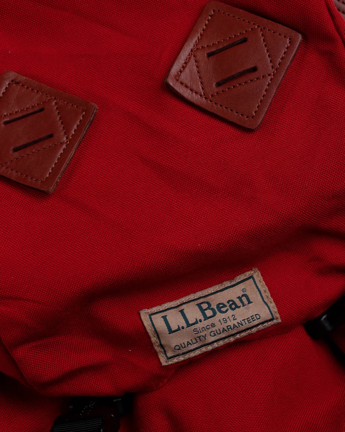 [L.L.BEAN] 빈티지 레더 트래킹 백팩 (RED Rucksack) 상품이미지8