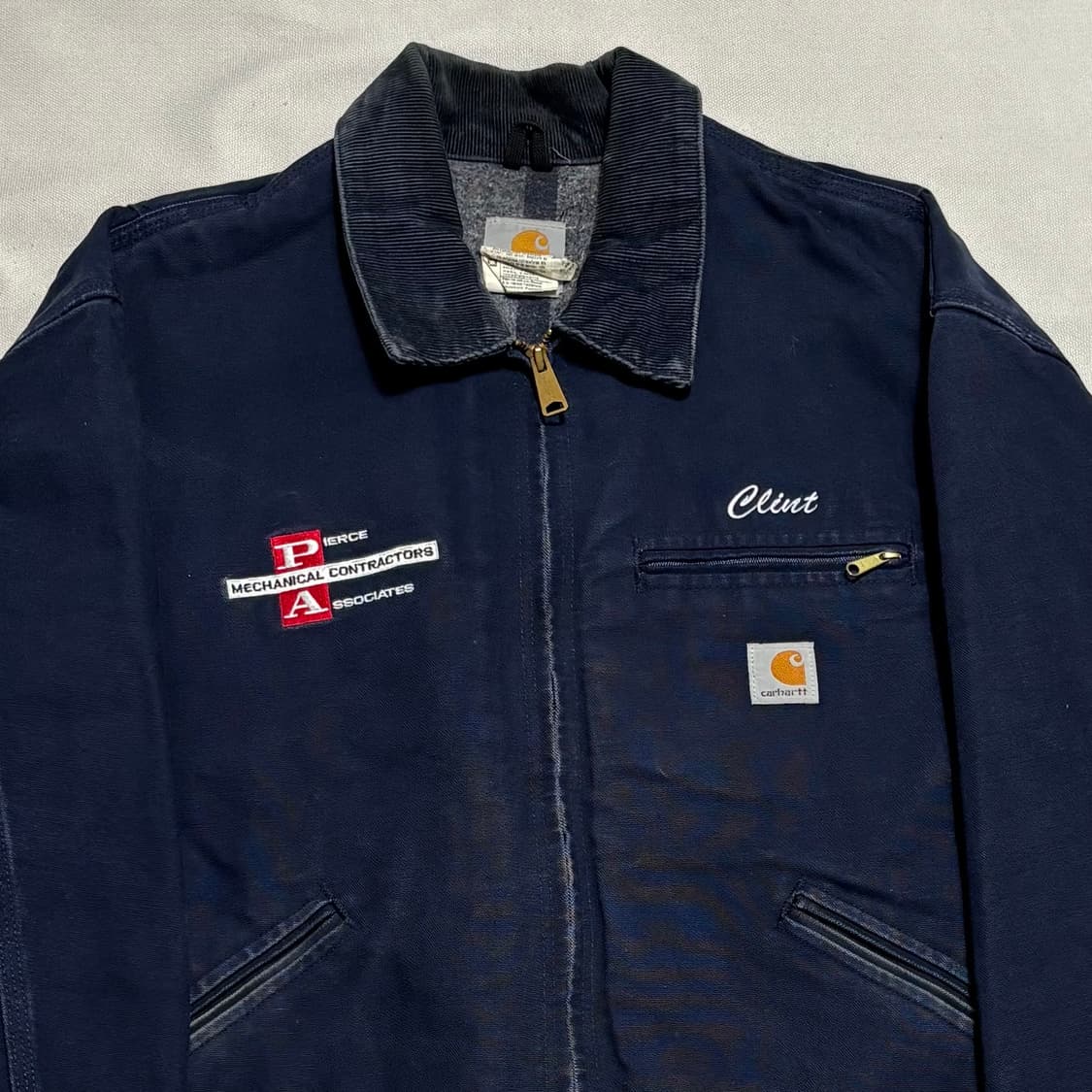 48 칼하트 j01 네이비 디트로이트 자켓 상품이미지1