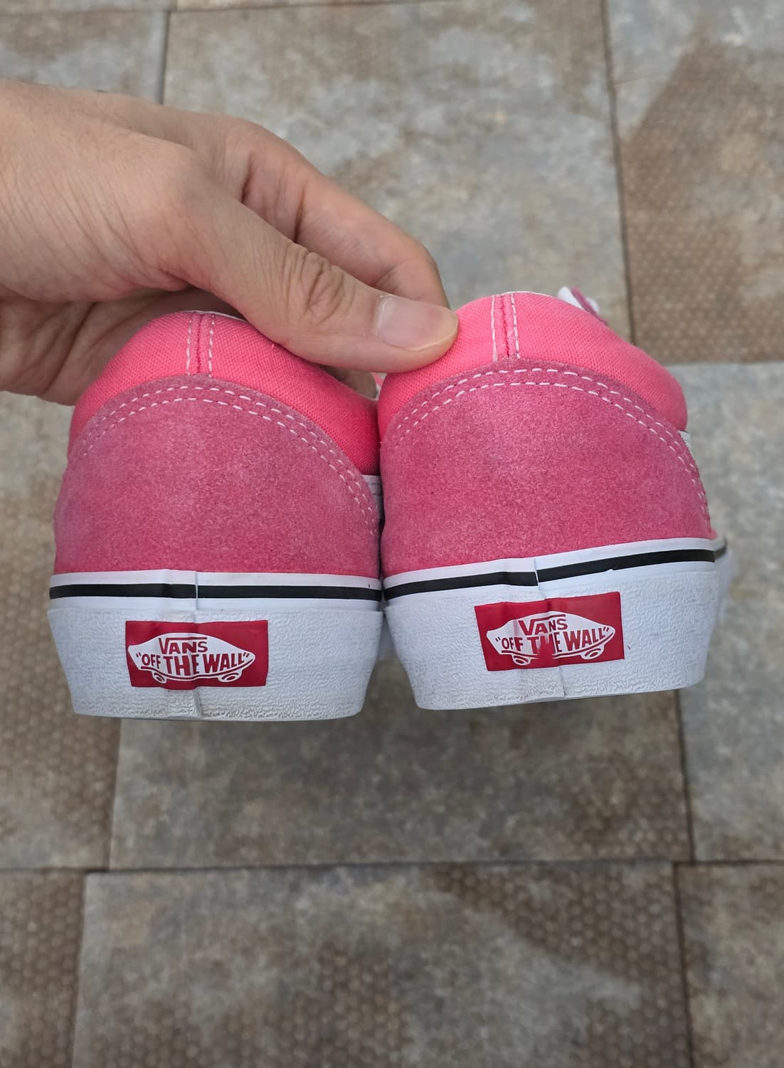 (250)반스 올드스쿨 핑크 화이트 상품이미지8