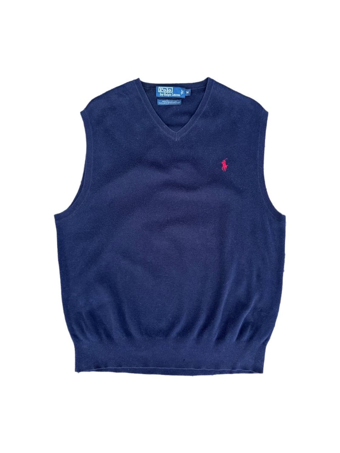 PRL v neck cotton knit vest 상품이미지1