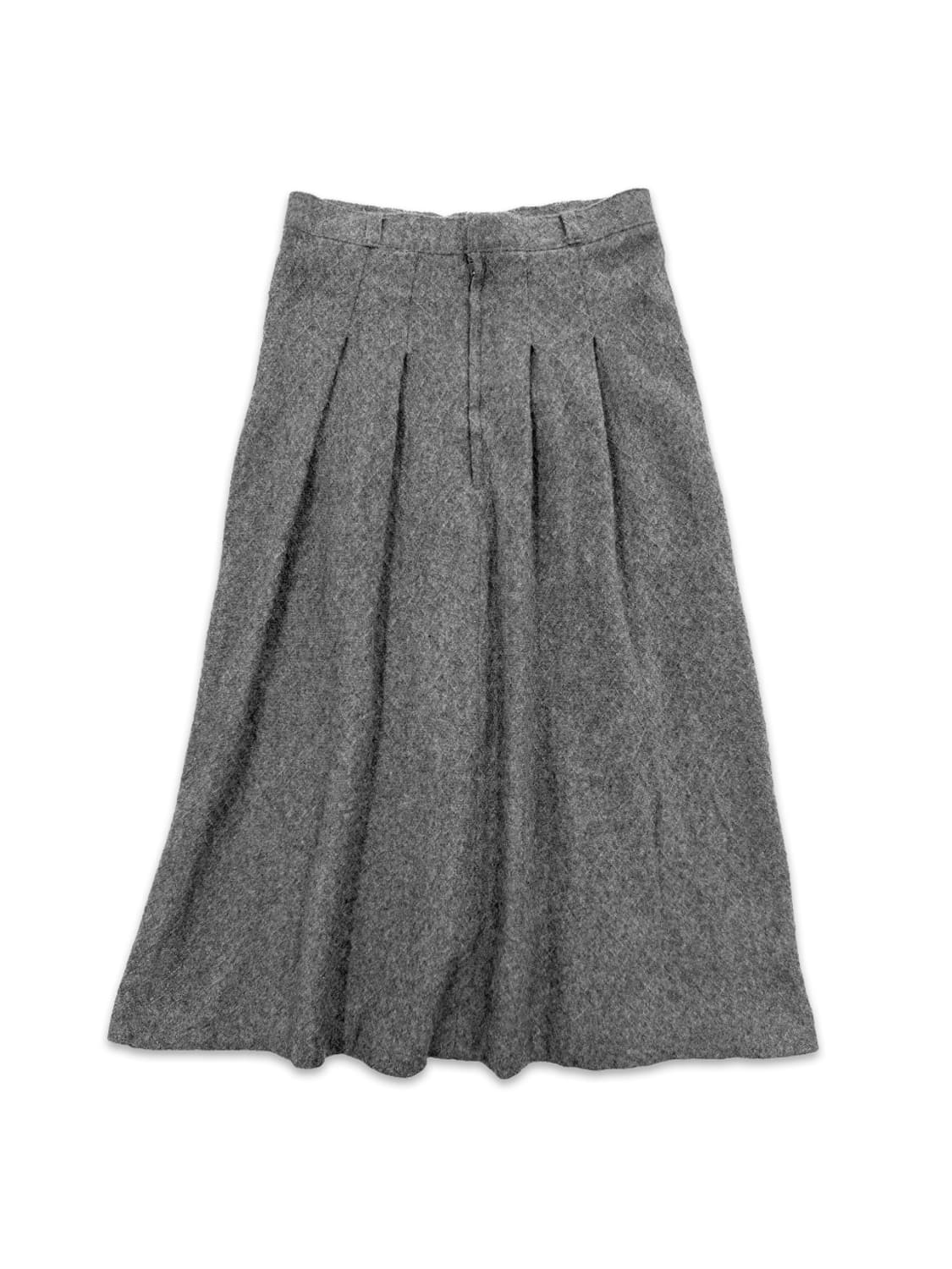 빈티지 그레이 플리츠 롱 스커트 상품이미지4