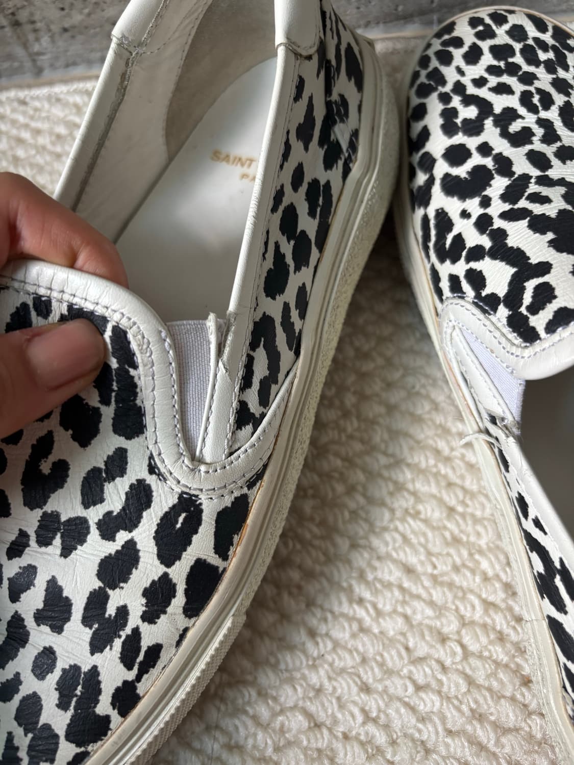 saint laurent babycat slip on sneakers 상품이미지6