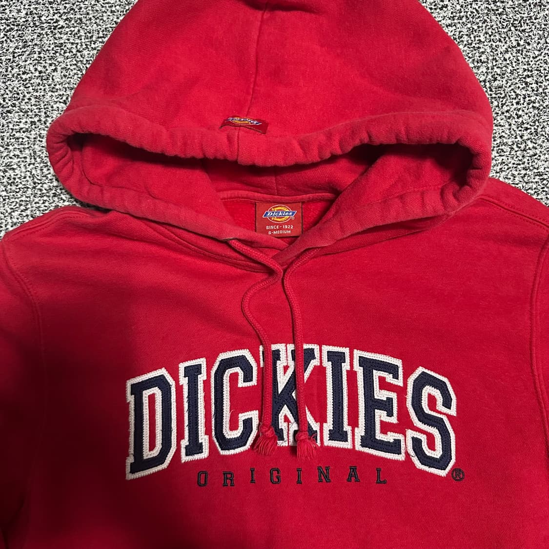 (M) 디키즈 오리지널 레드 후드티 상품이미지2