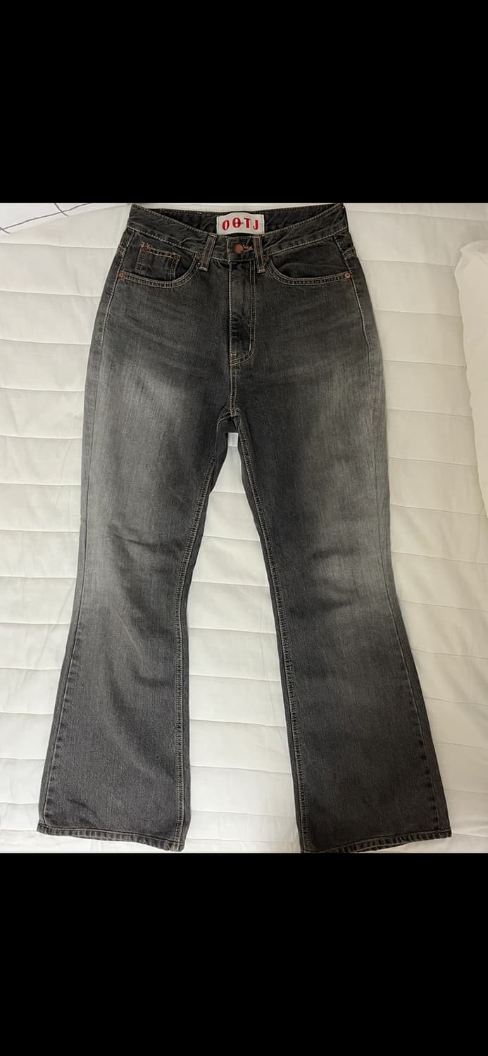 이네기 Moire Bootscut denim pants (grey) 상품이미지3