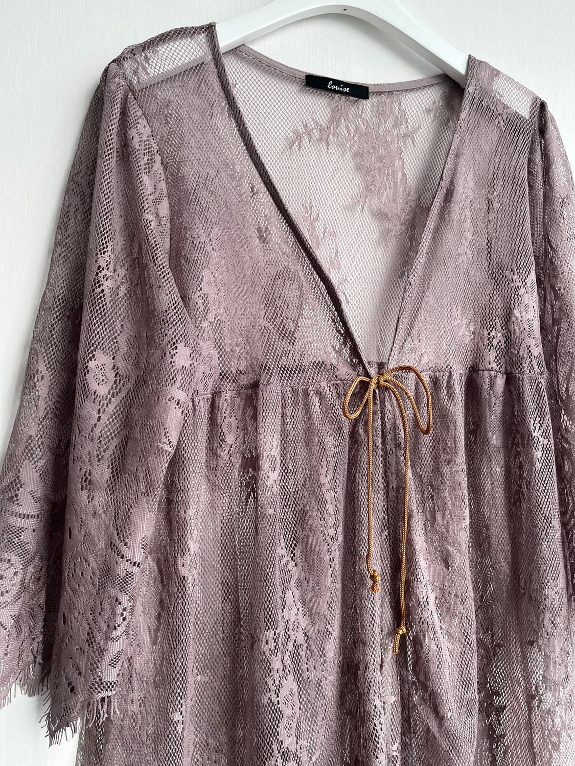 Louise 바이올렛 로브 가디건 상품이미지2