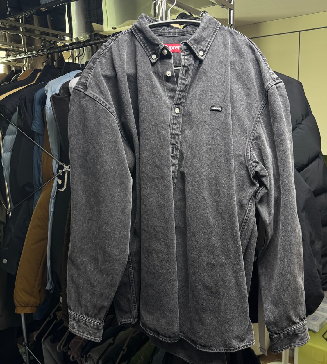 슈프림 스몰박스 데님셔츠 L 새상품 상품이미지1