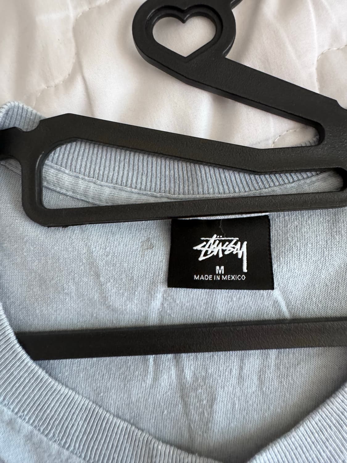 스투시 코스모스 반팔(하늘색) 상품이미지3