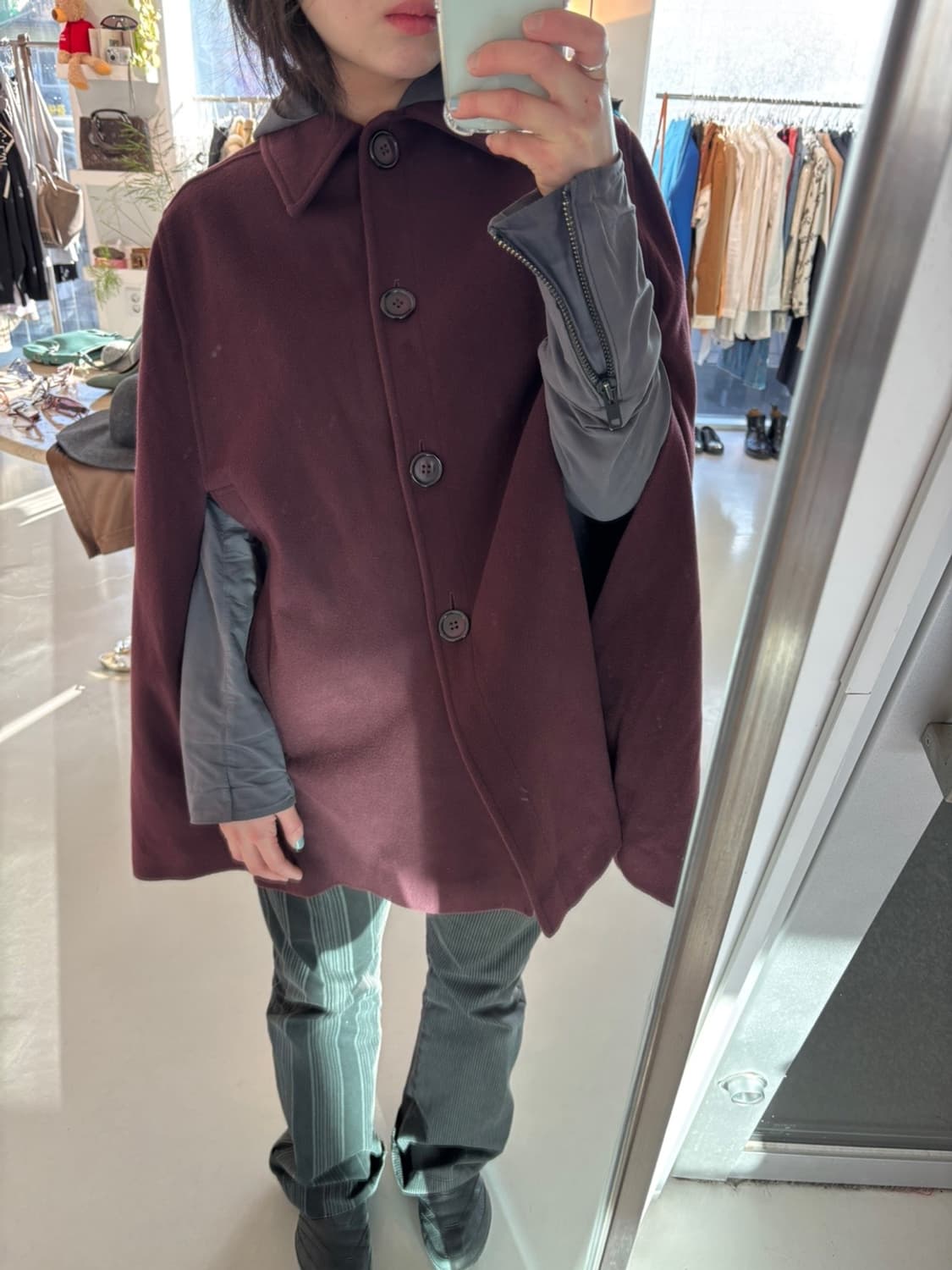 Helene Berman Cashmere Cape Coat 상품이미지1