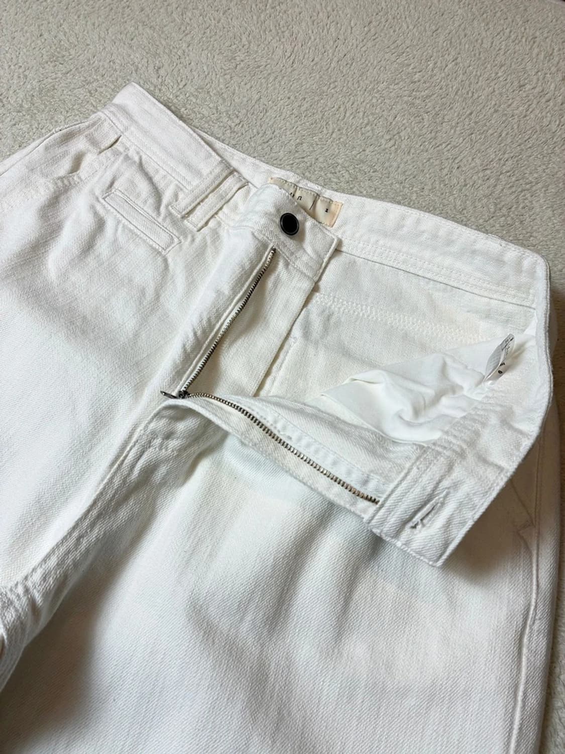 노운 NOUN 22FW 화이트 데님 팬츠 PN7911 상품이미지3