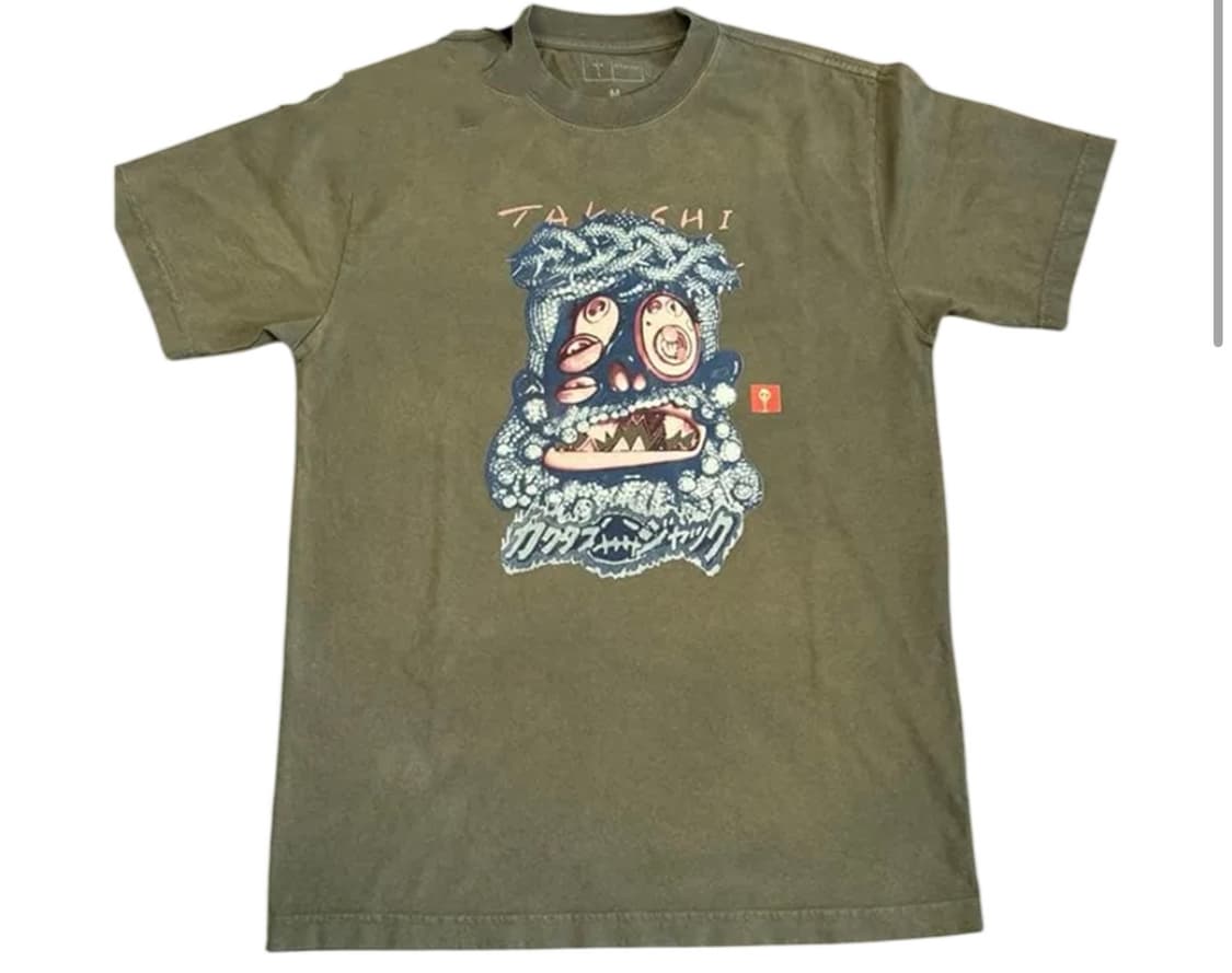 트래비스 스캇 캑터스 잭 무라카미 다카시 조디악 반팔 상품이미지1