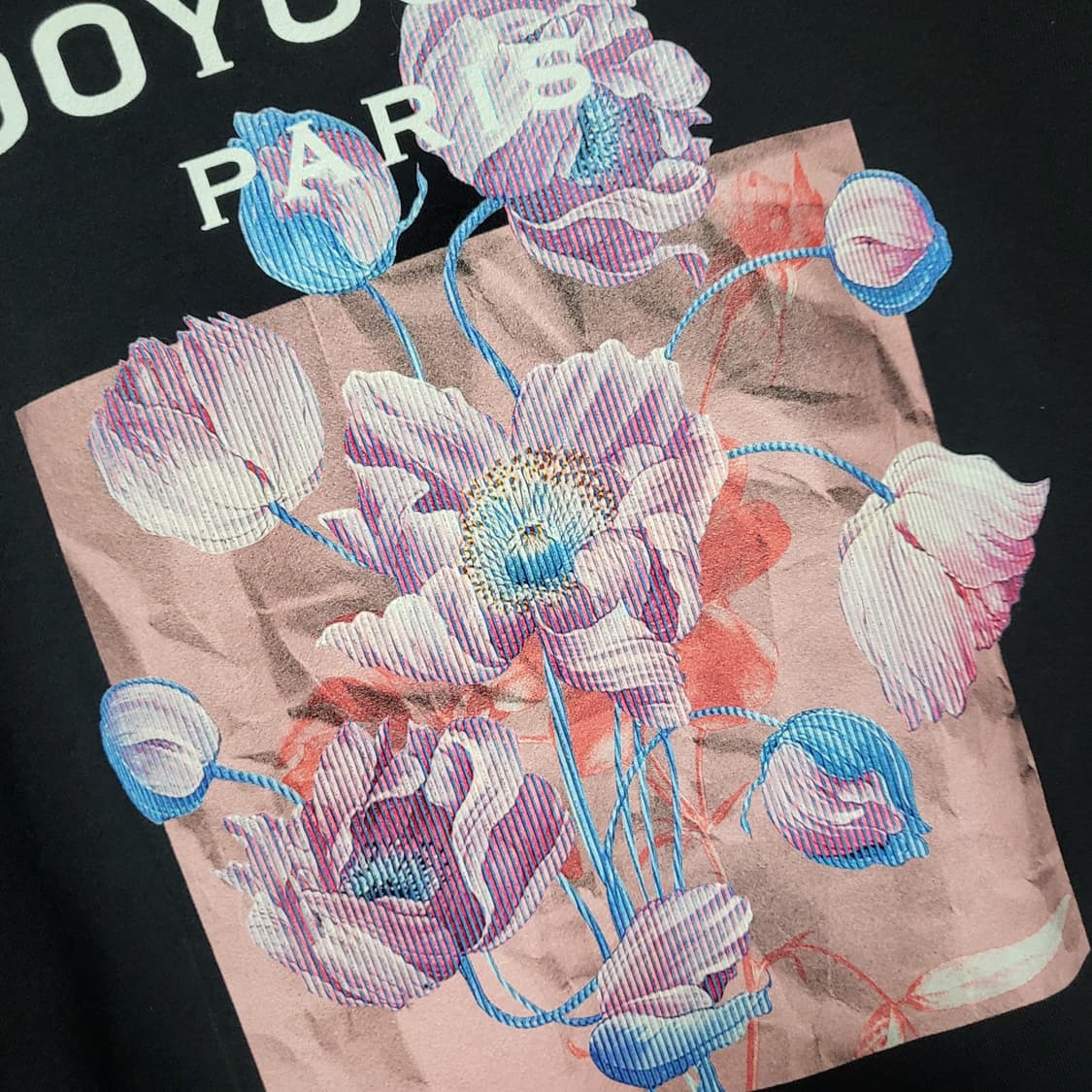 [새상품/48 size]24FW 우영미 3D 플라워 백로고 맨투맨 상품이미지4