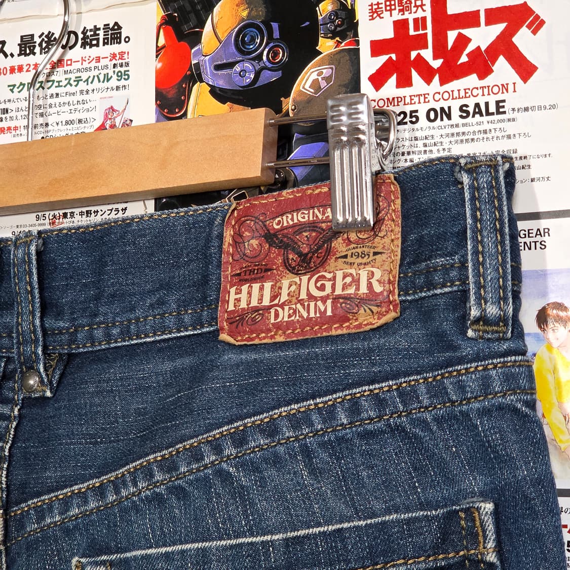 타미힐피거 로우라이즈 진청 데님 팬츠 상품이미지3