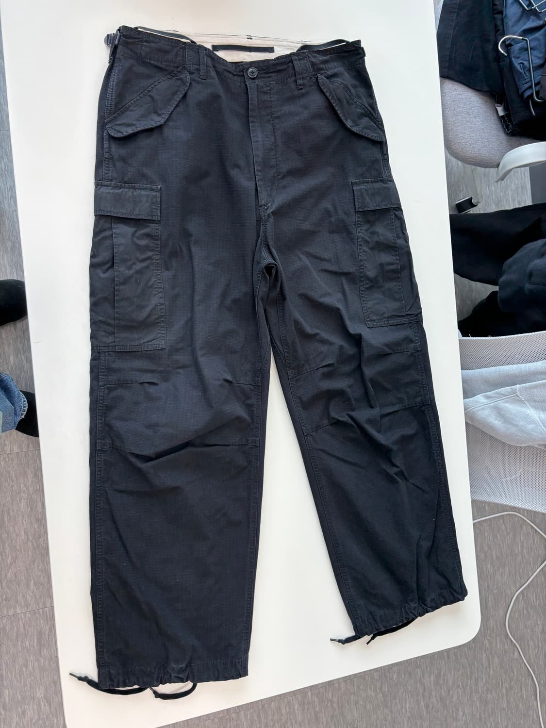 [36] 나나미카 카고 팬츠 블랙 상품이미지2